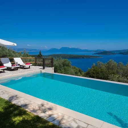 Willa Meliti - Private With Stunning Seaviews, Infinity Pool, Close To The Nydri (Lefkada)