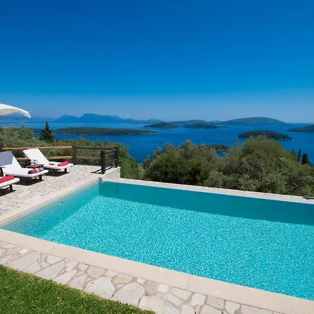 Meliti - Private With Stunning Seaviews, Infinity Pool, Close To The Нидри