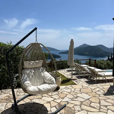 Meliti - Private With Stunning Seaviews, Infinity Pool, Close To The 奈德里