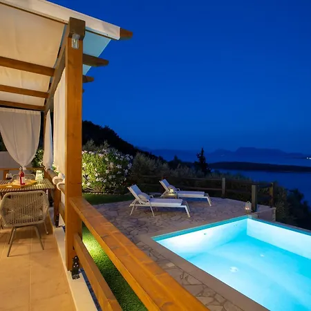 Meliti - Private With Stunning Seaviews, Infinity Pool, Close To The * Nydri (Lefkada)